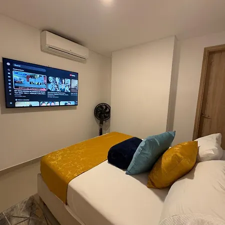 Apartment 3br Wifi Ac Pool Parking And Sea Alquileraptocartagena Cartagena