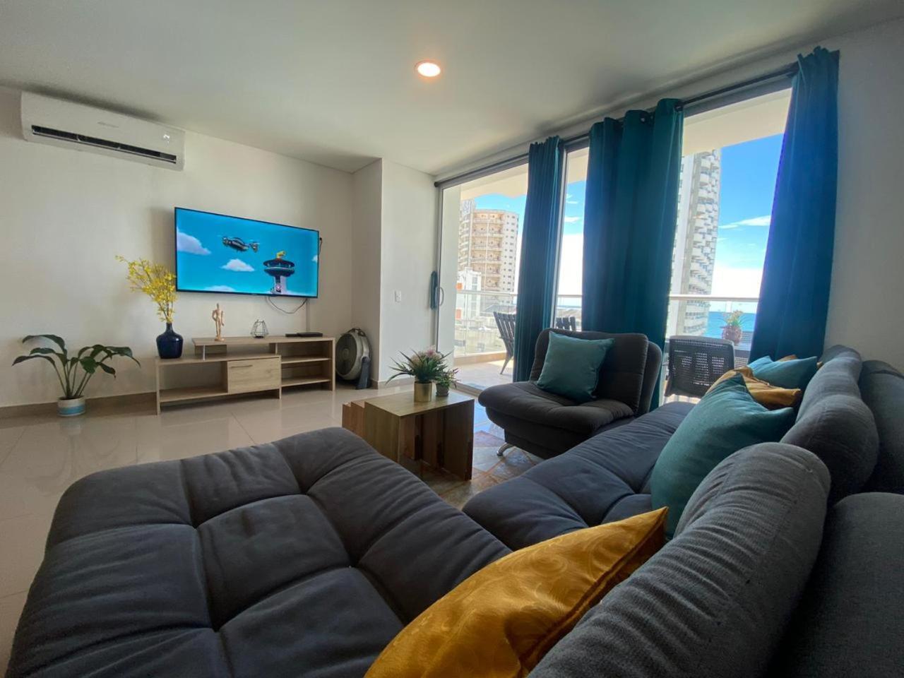 Apartamento 3br Wifi Ac Pool Parking And Sea Alquileraptocartagena Cartagena