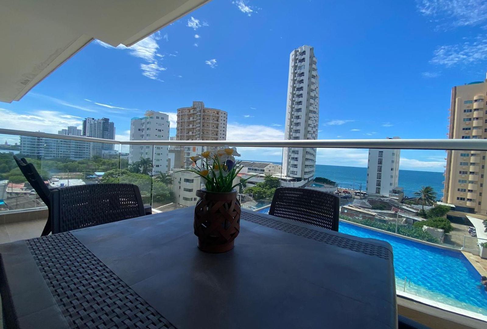 3br Wifi Ac Pool Parking And Sea 5 Minutos Centro Historico Apartment
