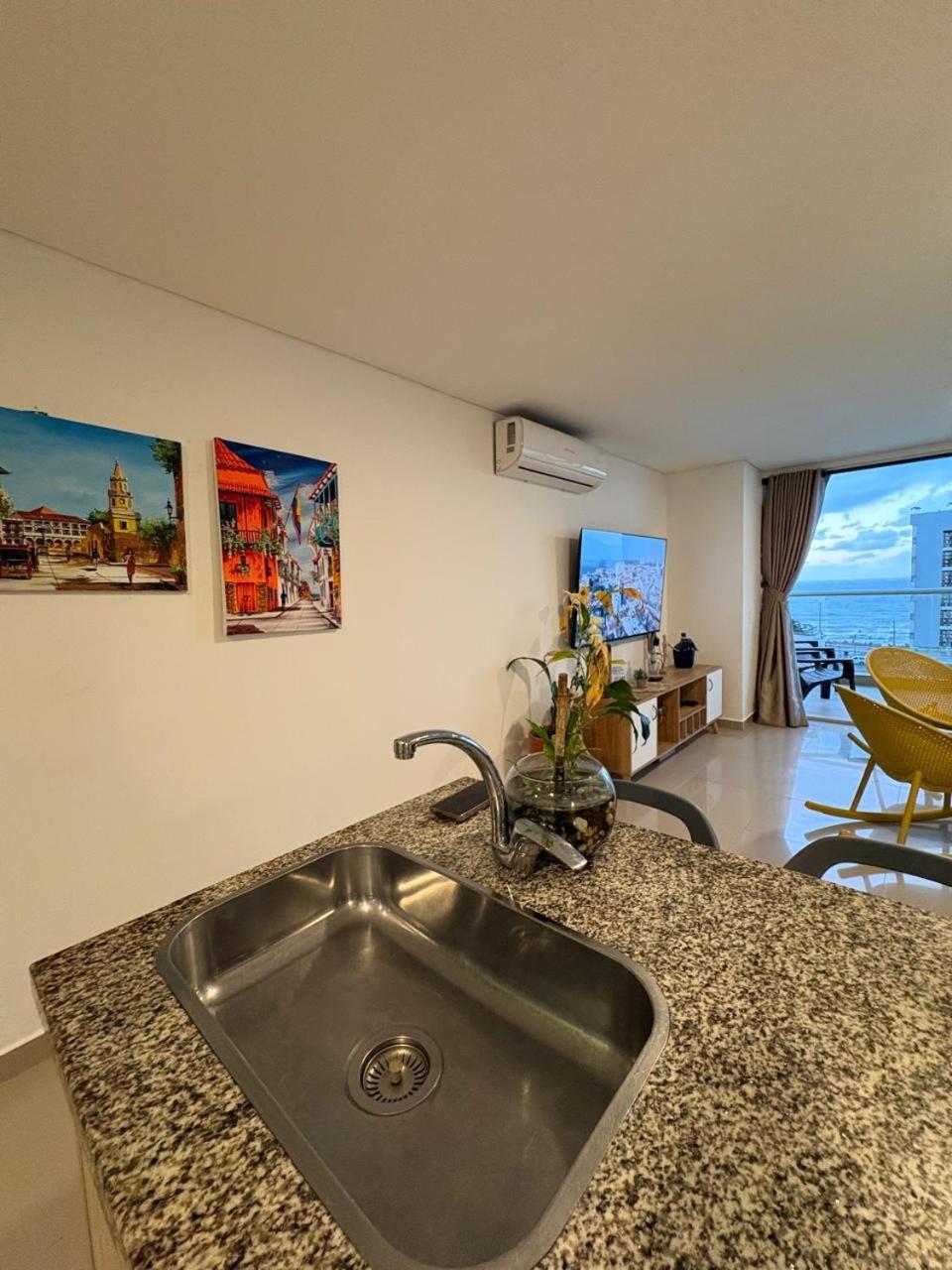 3br Wifi Ac Pool Parking And Sea Alquileraptocartagena Apartamento *